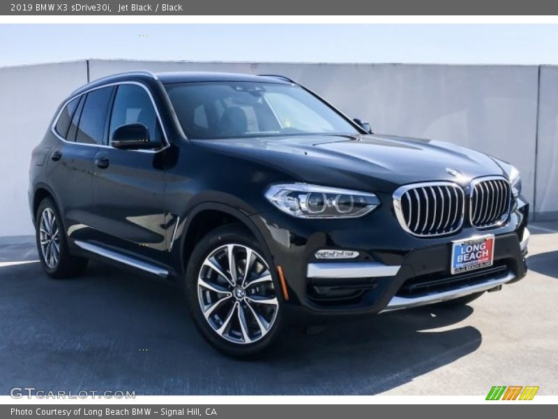 Jet Black / Black 2019 BMW X3 sDrive30i