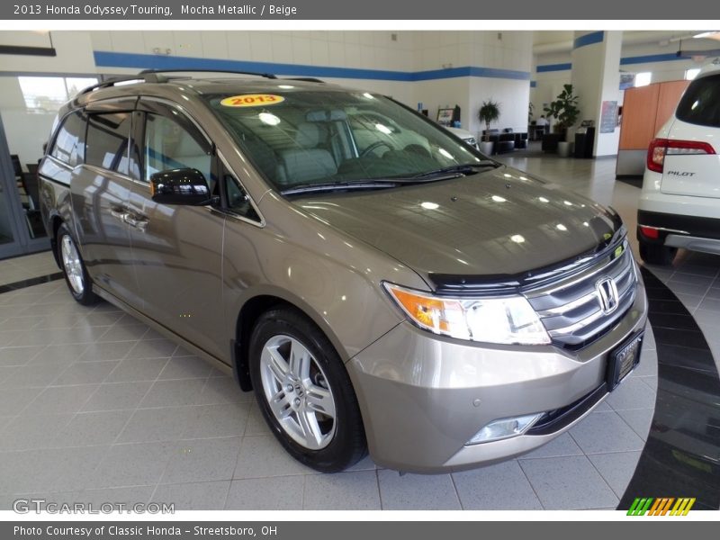Mocha Metallic / Beige 2013 Honda Odyssey Touring