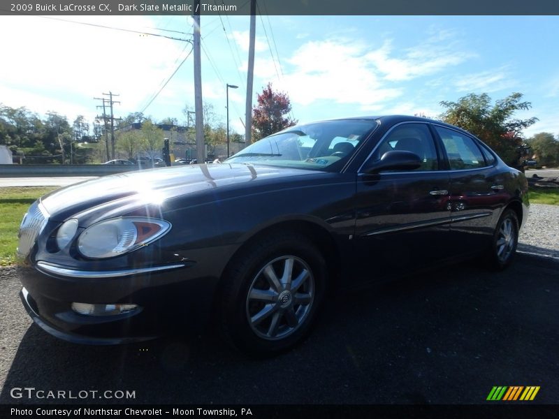 Dark Slate Metallic / Titanium 2009 Buick LaCrosse CX