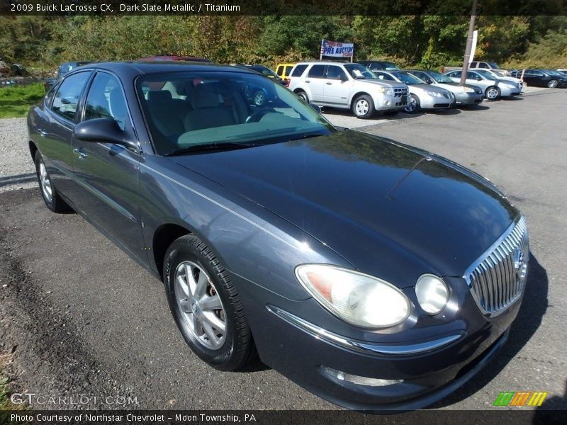 Dark Slate Metallic / Titanium 2009 Buick LaCrosse CX