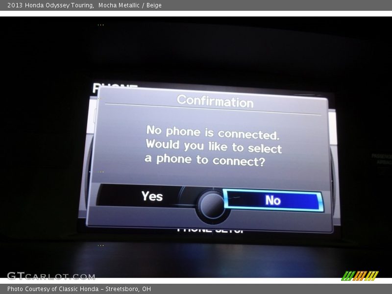 Mocha Metallic / Beige 2013 Honda Odyssey Touring