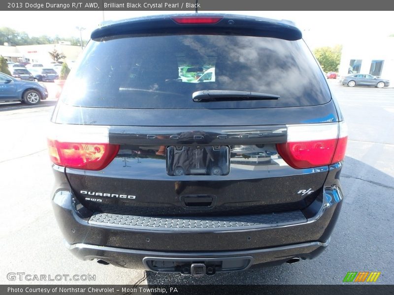Brilliant Black Crystal Pearl / Black 2013 Dodge Durango R/T AWD