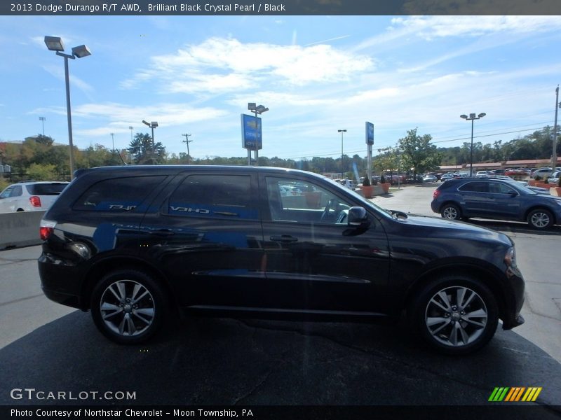 Brilliant Black Crystal Pearl / Black 2013 Dodge Durango R/T AWD