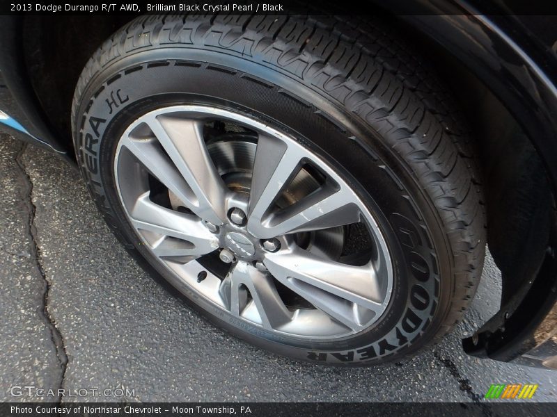 Brilliant Black Crystal Pearl / Black 2013 Dodge Durango R/T AWD