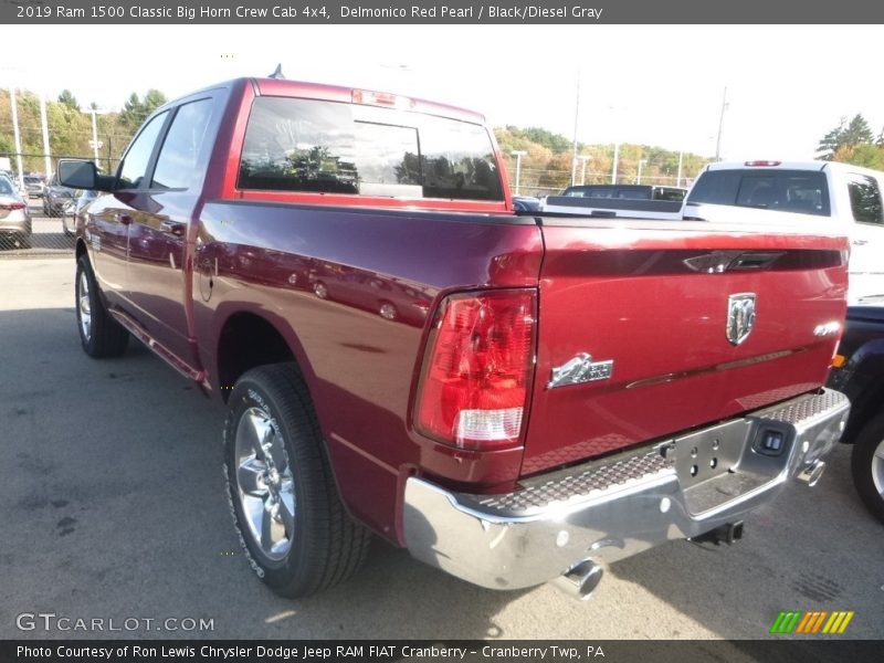 Delmonico Red Pearl / Black/Diesel Gray 2019 Ram 1500 Classic Big Horn Crew Cab 4x4