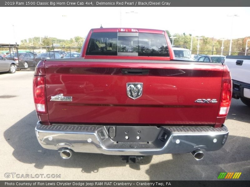 Delmonico Red Pearl / Black/Diesel Gray 2019 Ram 1500 Classic Big Horn Crew Cab 4x4