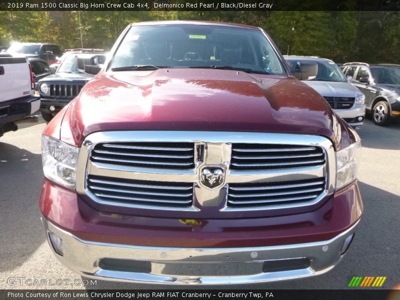 Delmonico Red Pearl / Black/Diesel Gray 2019 Ram 1500 Classic Big Horn Crew Cab 4x4