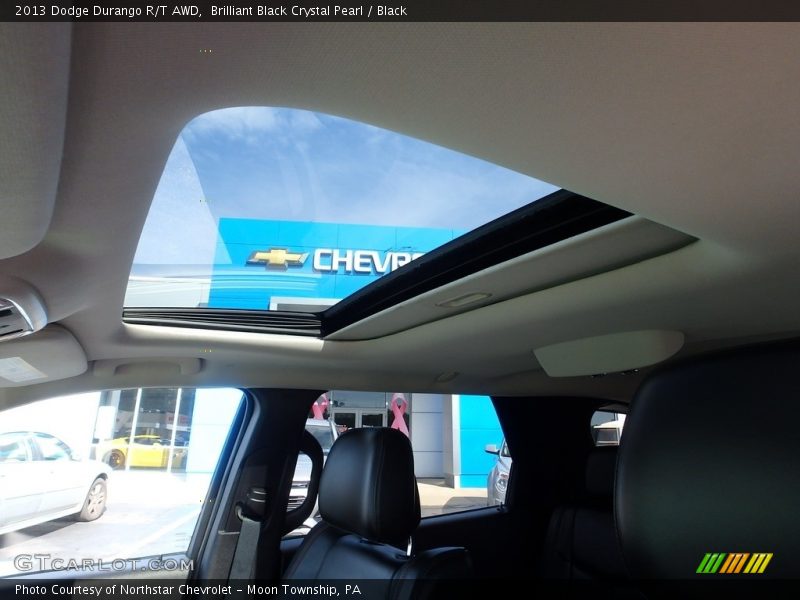 Brilliant Black Crystal Pearl / Black 2013 Dodge Durango R/T AWD