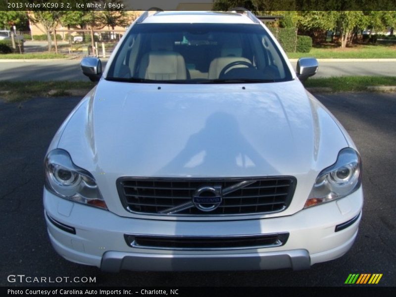 Ice White / Beige 2013 Volvo XC90 3.2
