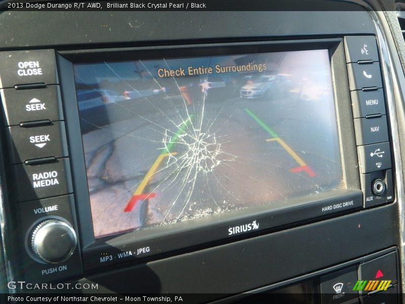 Brilliant Black Crystal Pearl / Black 2013 Dodge Durango R/T AWD