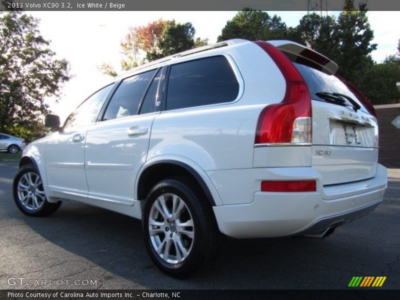 Ice White / Beige 2013 Volvo XC90 3.2