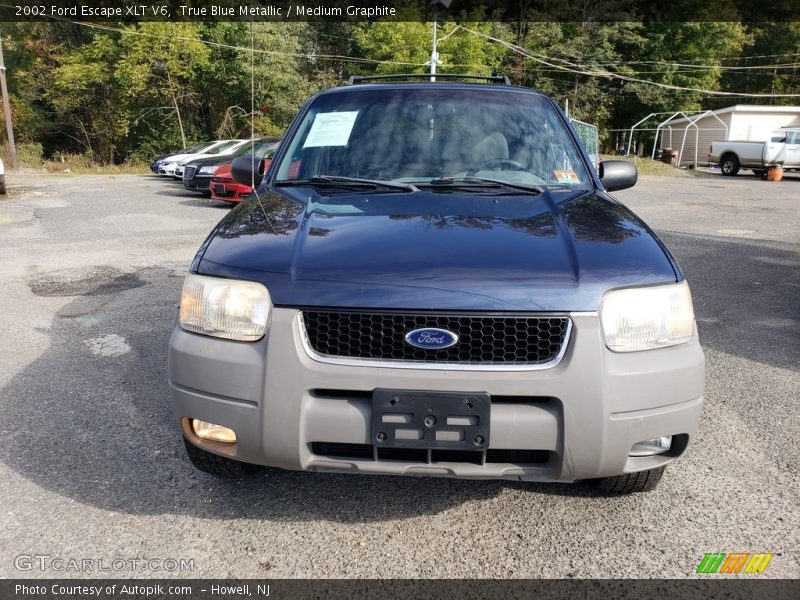 True Blue Metallic / Medium Graphite 2002 Ford Escape XLT V6