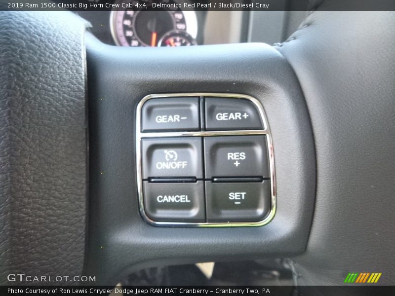 Delmonico Red Pearl / Black/Diesel Gray 2019 Ram 1500 Classic Big Horn Crew Cab 4x4