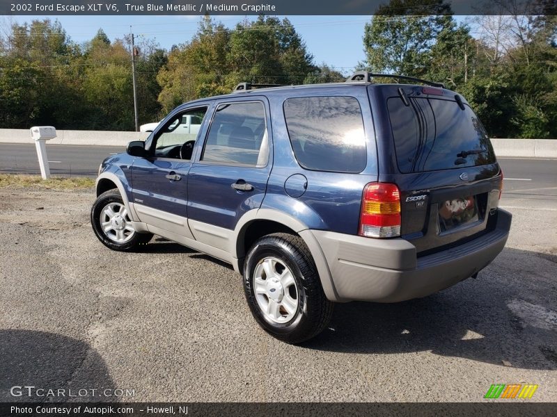 True Blue Metallic / Medium Graphite 2002 Ford Escape XLT V6