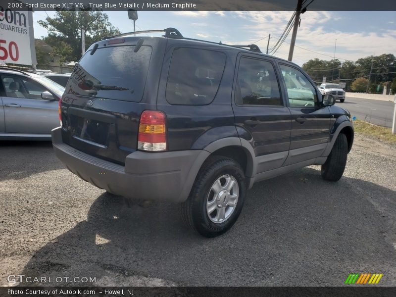 True Blue Metallic / Medium Graphite 2002 Ford Escape XLT V6