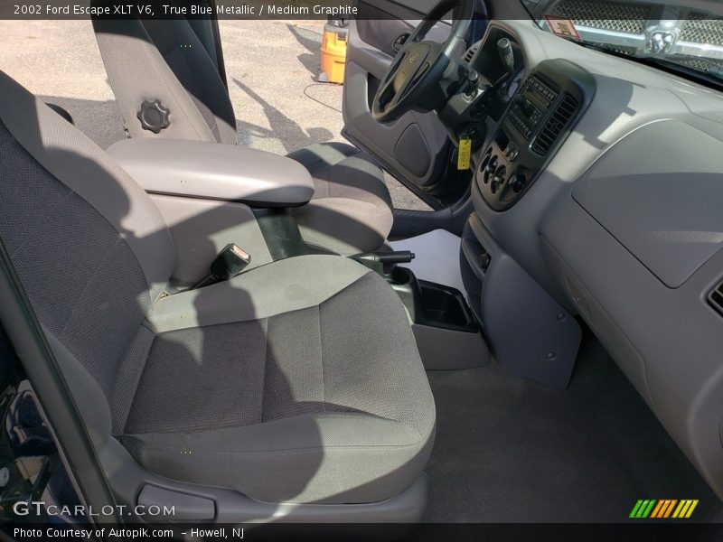 True Blue Metallic / Medium Graphite 2002 Ford Escape XLT V6