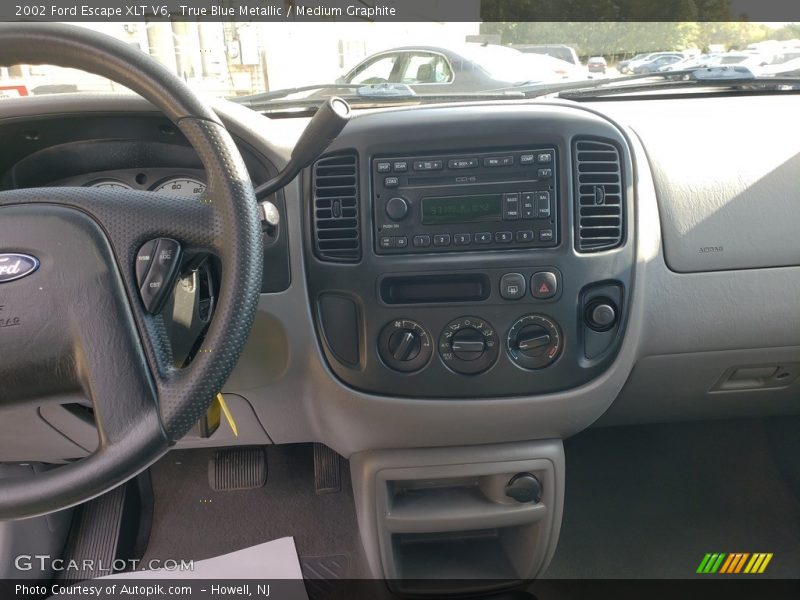 True Blue Metallic / Medium Graphite 2002 Ford Escape XLT V6