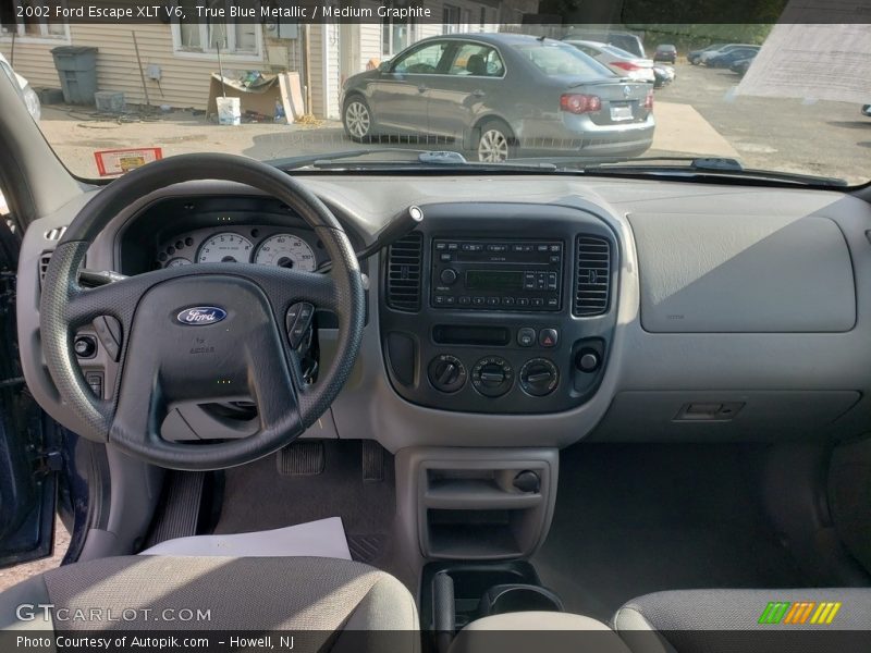 True Blue Metallic / Medium Graphite 2002 Ford Escape XLT V6