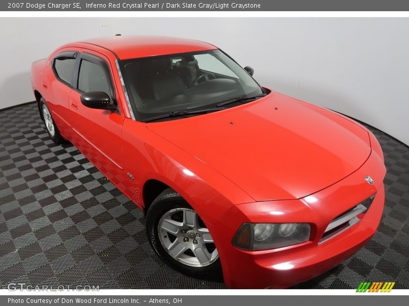 Inferno Red Crystal Pearl / Dark Slate Gray/Light Graystone 2007 Dodge Charger SE