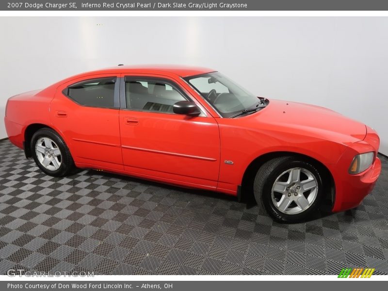 Inferno Red Crystal Pearl / Dark Slate Gray/Light Graystone 2007 Dodge Charger SE