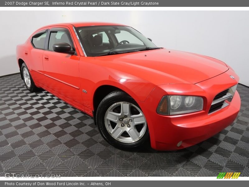 Inferno Red Crystal Pearl / Dark Slate Gray/Light Graystone 2007 Dodge Charger SE