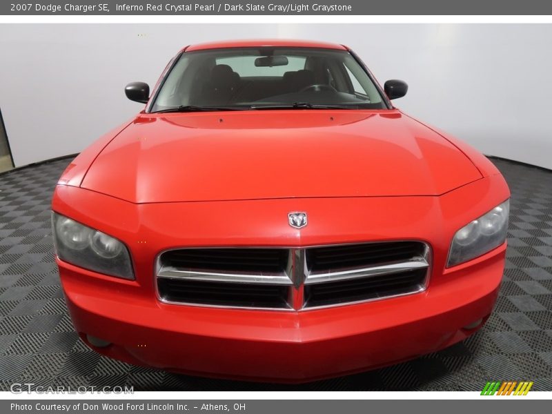 Inferno Red Crystal Pearl / Dark Slate Gray/Light Graystone 2007 Dodge Charger SE