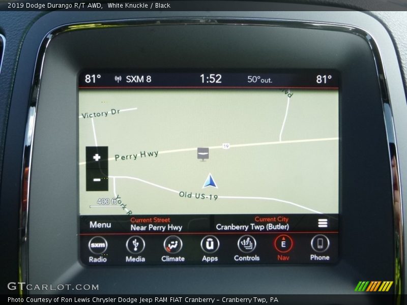 White Knuckle / Black 2019 Dodge Durango R/T AWD