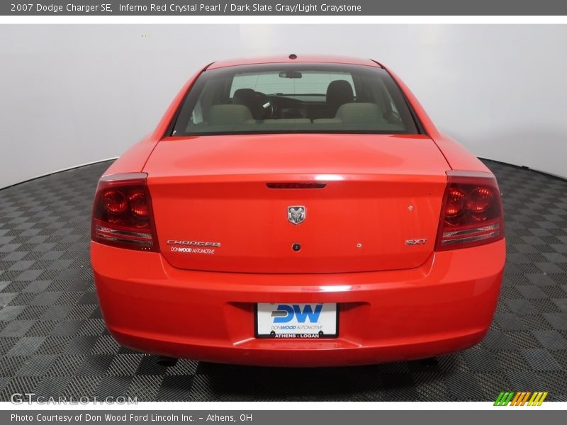 Inferno Red Crystal Pearl / Dark Slate Gray/Light Graystone 2007 Dodge Charger SE