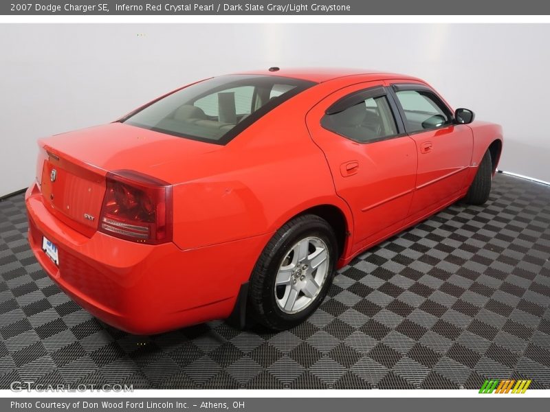 Inferno Red Crystal Pearl / Dark Slate Gray/Light Graystone 2007 Dodge Charger SE
