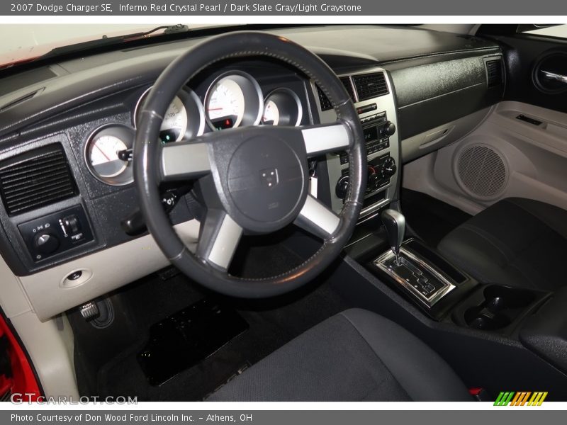 Inferno Red Crystal Pearl / Dark Slate Gray/Light Graystone 2007 Dodge Charger SE