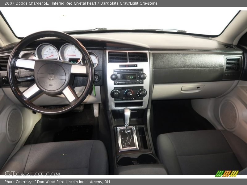 Inferno Red Crystal Pearl / Dark Slate Gray/Light Graystone 2007 Dodge Charger SE