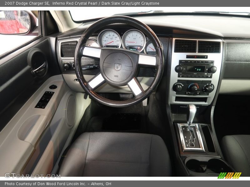Inferno Red Crystal Pearl / Dark Slate Gray/Light Graystone 2007 Dodge Charger SE