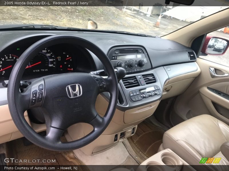 Redrock Pearl / Ivory 2005 Honda Odyssey EX-L