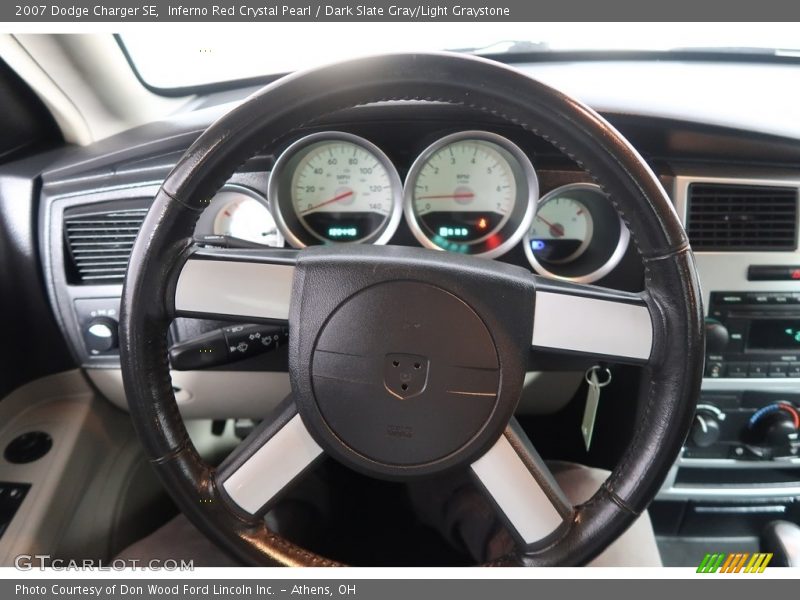 Inferno Red Crystal Pearl / Dark Slate Gray/Light Graystone 2007 Dodge Charger SE