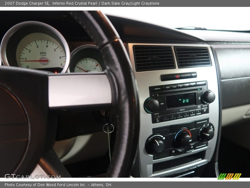 Inferno Red Crystal Pearl / Dark Slate Gray/Light Graystone 2007 Dodge Charger SE