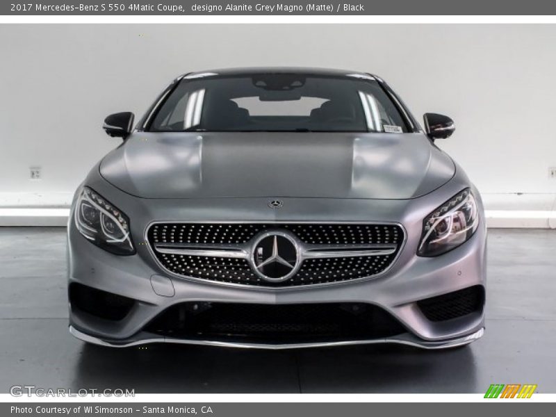 designo Alanite Grey Magno (Matte) / Black 2017 Mercedes-Benz S 550 4Matic Coupe