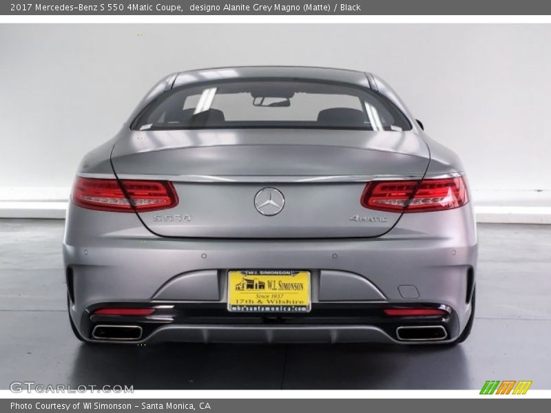 designo Alanite Grey Magno (Matte) / Black 2017 Mercedes-Benz S 550 4Matic Coupe