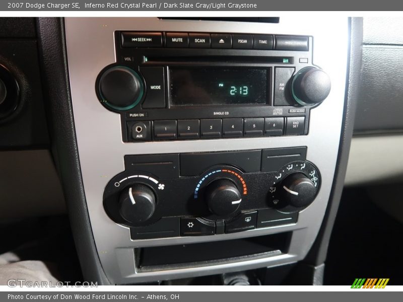 Inferno Red Crystal Pearl / Dark Slate Gray/Light Graystone 2007 Dodge Charger SE