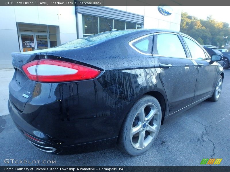Shadow Black / Charcoal Black 2016 Ford Fusion SE AWD