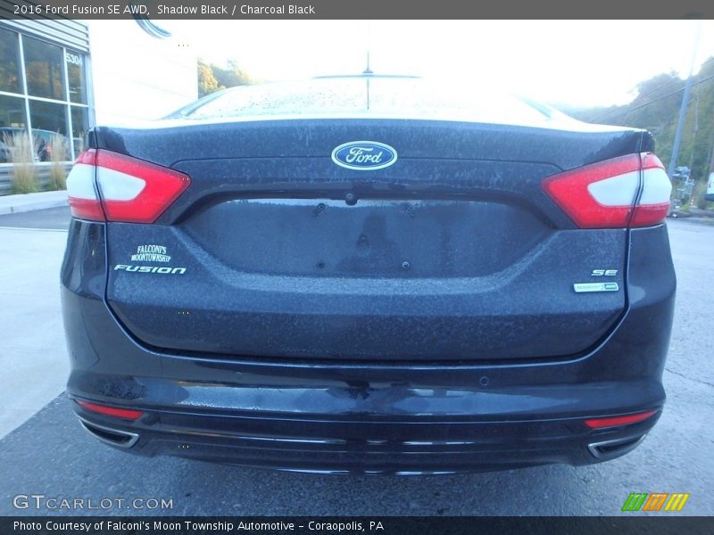 Shadow Black / Charcoal Black 2016 Ford Fusion SE AWD