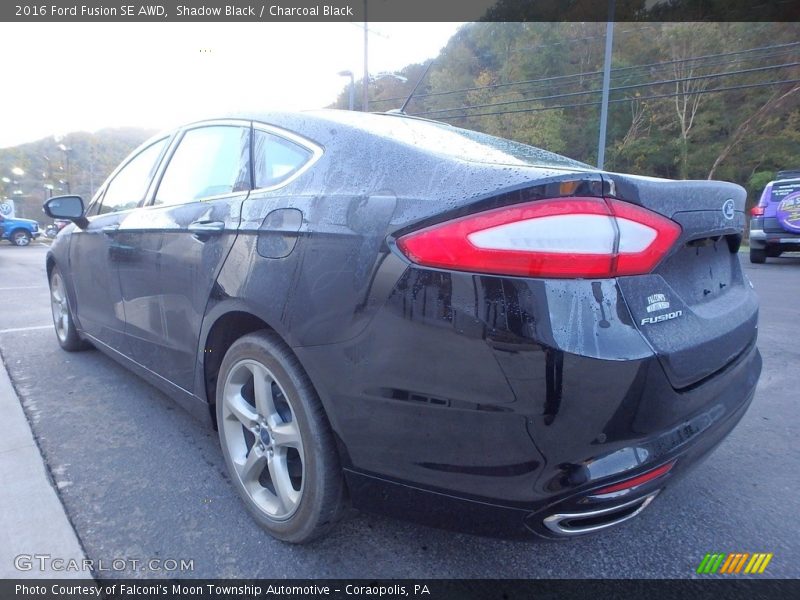 Shadow Black / Charcoal Black 2016 Ford Fusion SE AWD