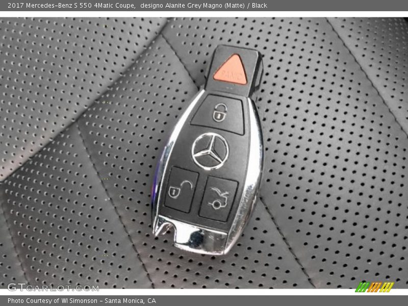designo Alanite Grey Magno (Matte) / Black 2017 Mercedes-Benz S 550 4Matic Coupe