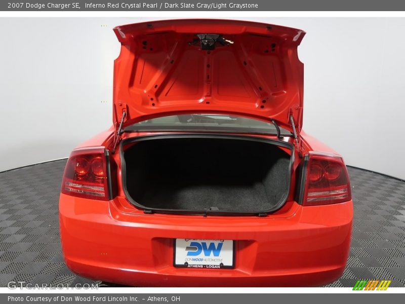 Inferno Red Crystal Pearl / Dark Slate Gray/Light Graystone 2007 Dodge Charger SE