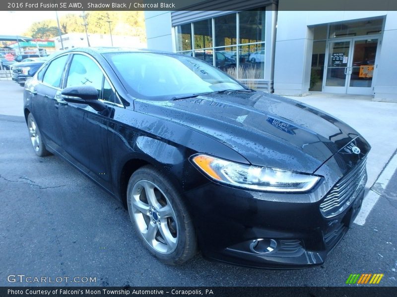 Shadow Black / Charcoal Black 2016 Ford Fusion SE AWD