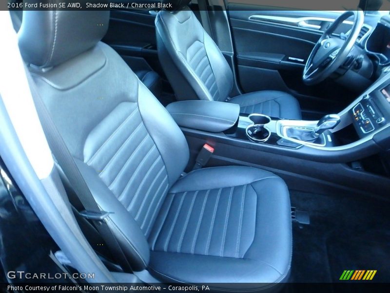 Shadow Black / Charcoal Black 2016 Ford Fusion SE AWD