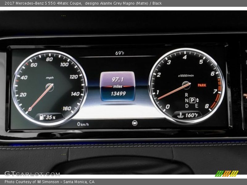 designo Alanite Grey Magno (Matte) / Black 2017 Mercedes-Benz S 550 4Matic Coupe