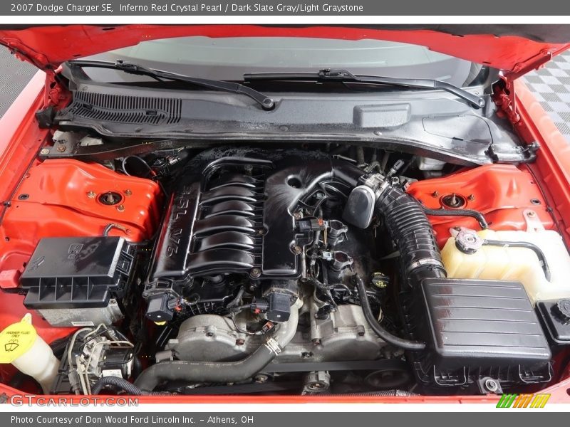 Inferno Red Crystal Pearl / Dark Slate Gray/Light Graystone 2007 Dodge Charger SE