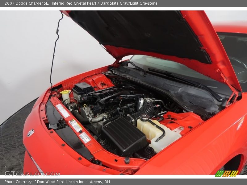 Inferno Red Crystal Pearl / Dark Slate Gray/Light Graystone 2007 Dodge Charger SE