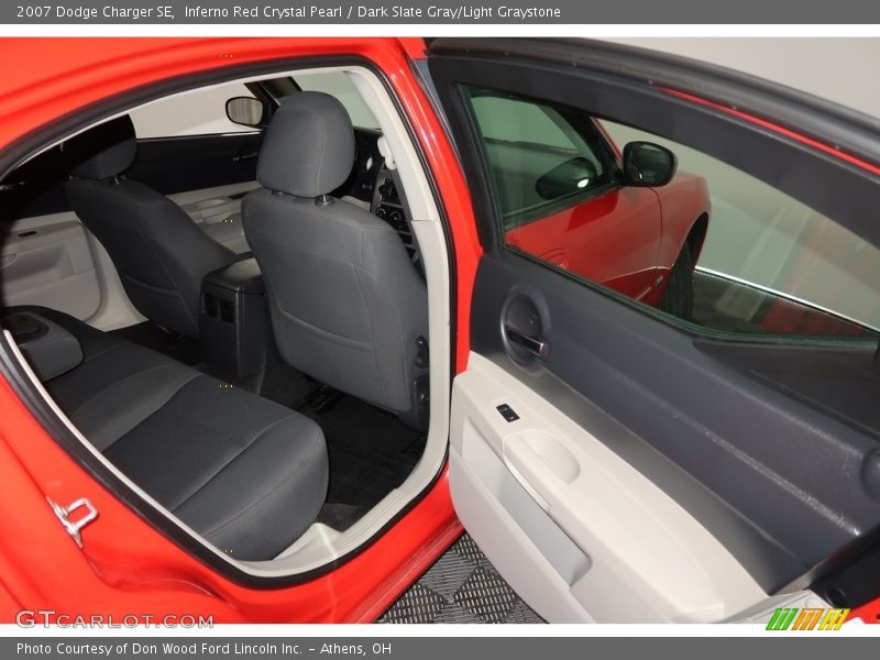 Inferno Red Crystal Pearl / Dark Slate Gray/Light Graystone 2007 Dodge Charger SE