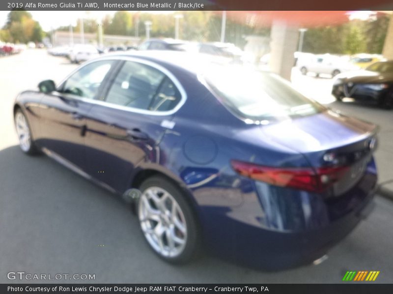 Montecarlo Blue Metallic / Black/Ice 2019 Alfa Romeo Giulia Ti AWD